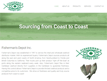 Tablet Screenshot of fishermansdepot.ca